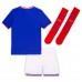 Maillot de foot France Domicile vêtements enfant Europe 2024 Manches Courtes (+ pantalon court)